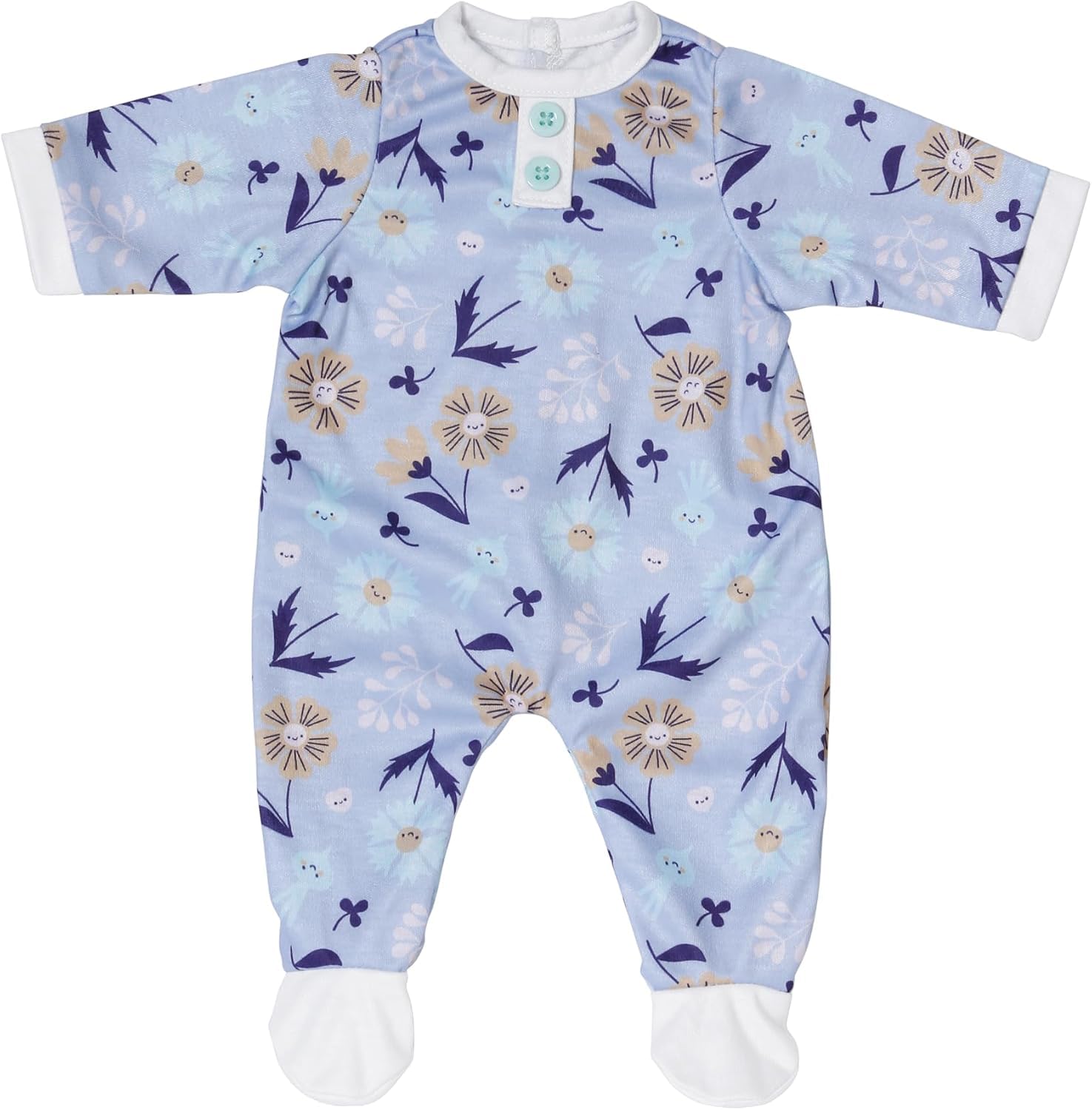 BABY born Blue Romper with flower motif for 43cm dolls
