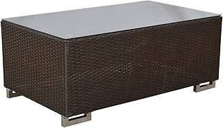 ArtisTree Rattan Centre Table (Brown)