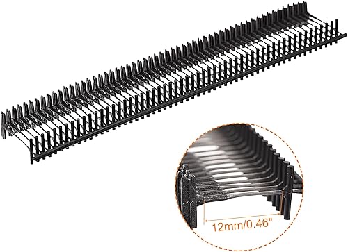 Miniatura 2 de MECCANIXITY Sujetadores de etiquetado estándar de plástico regular para etiqueta de precio de prendas de vestir etiquetado púas negras 0.39