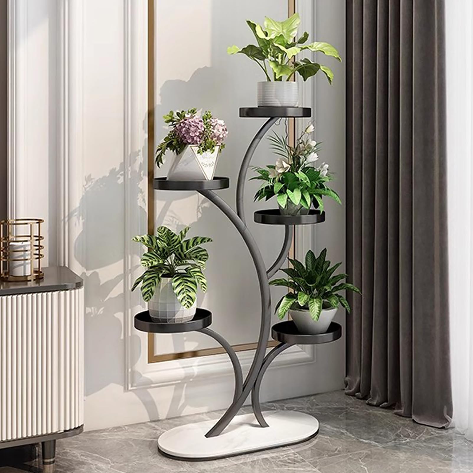 Support à plusieurs niveaux gain de place pour jardinière et salon