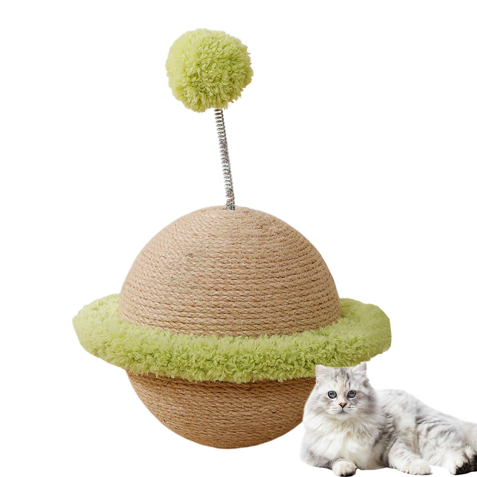Grattagatti per Interni Giocattolo In Sisal Con Pendolo Stimolante