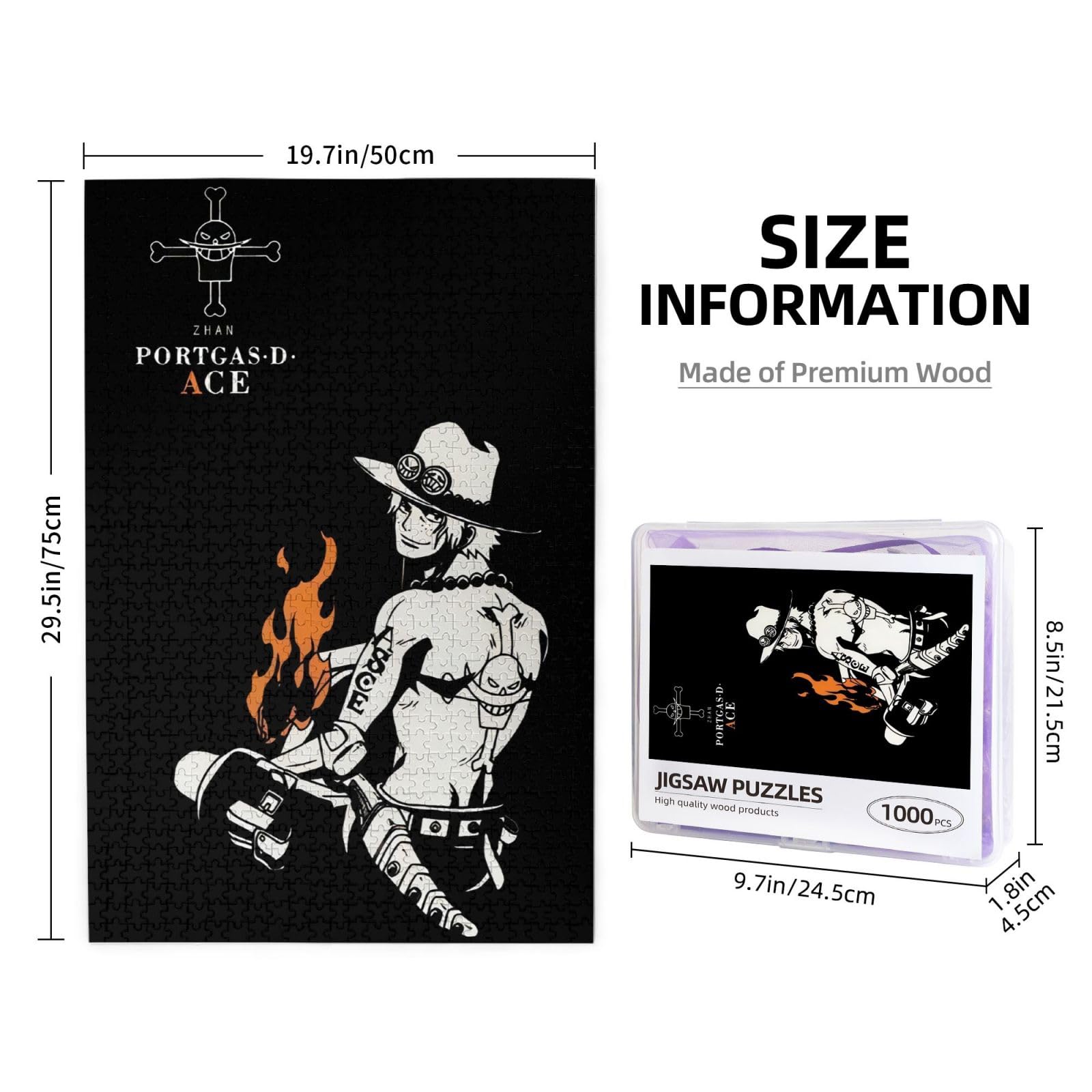 Amazon.co.jp: ジグソーパズル ワンピース One Piece ポートガス・d