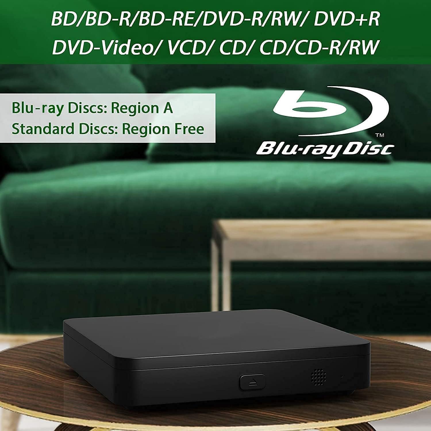 Amazon.com: Didar Blu Ray DVD Player, Ultra Mini 1080P Blue