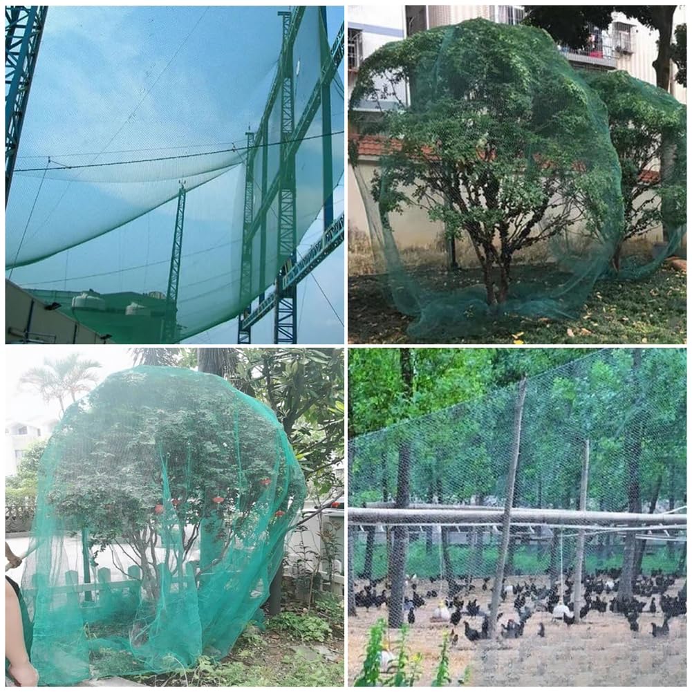Red de jardín para proteger árboles frutales Heavy Du Ber para plantas veterinarias y huertos, red anti pájaros para jardín seguro