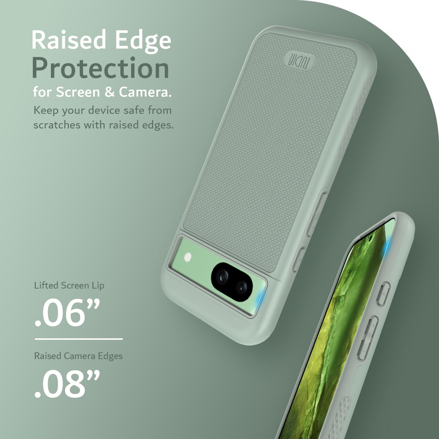 TUDIA MergeGrip Coque Pour Google Pixel 9 Pro XL (2024) - Vert Pin - Compatible MagSafe, Double Couche Antichoc