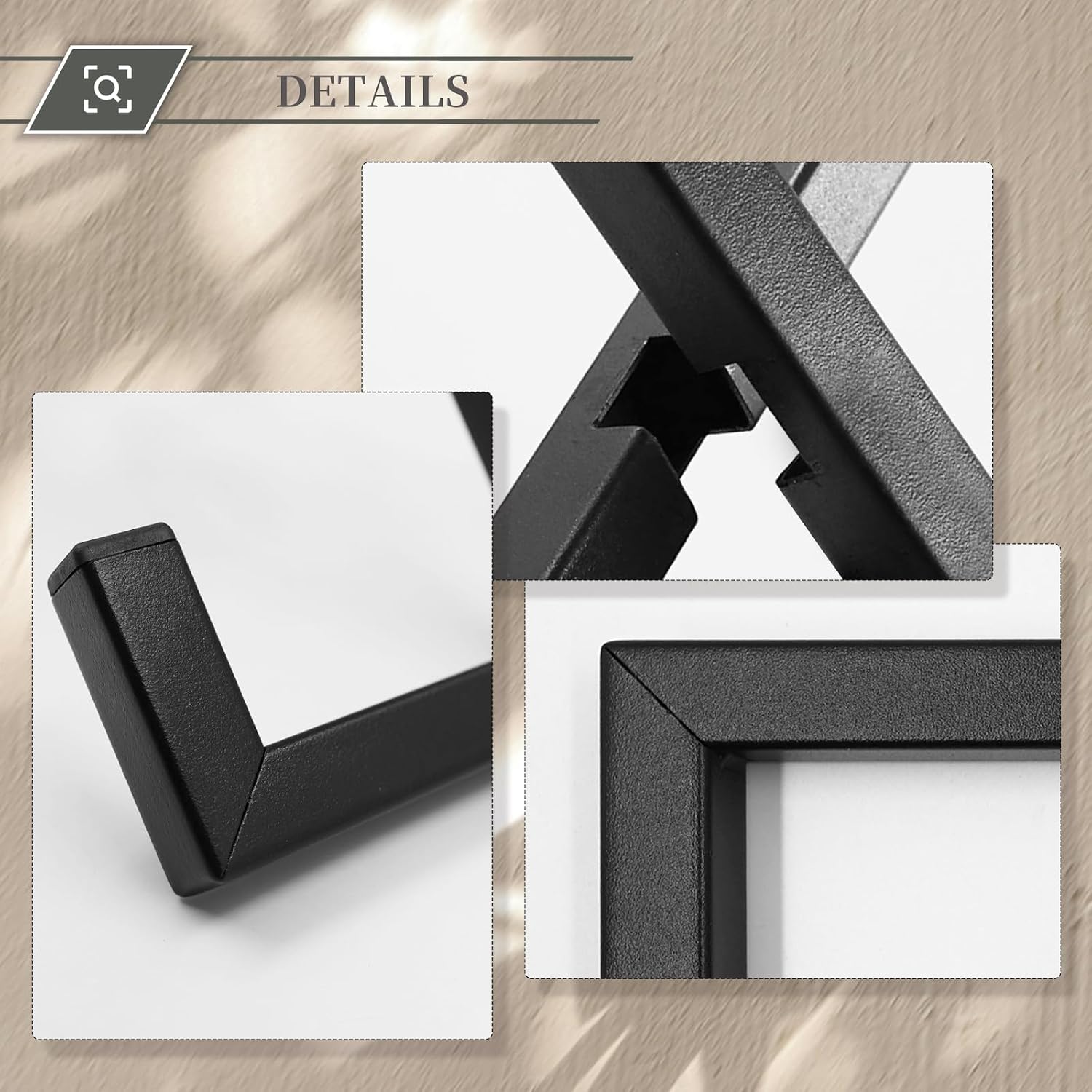 Metal Vinyl Record Stand Holder, Compact Desktop Display Rack for LPS image 5