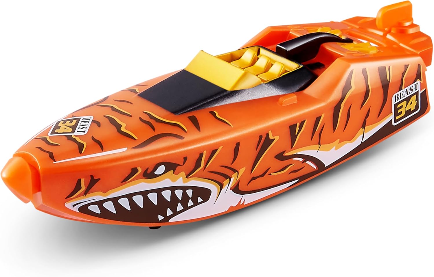 Robo Alive Robo Boats, Tiger Shark & Robo Shark Boat, 2 Pack, by ZURU Water Activated Boat Toy, (Amazon Exclusive)