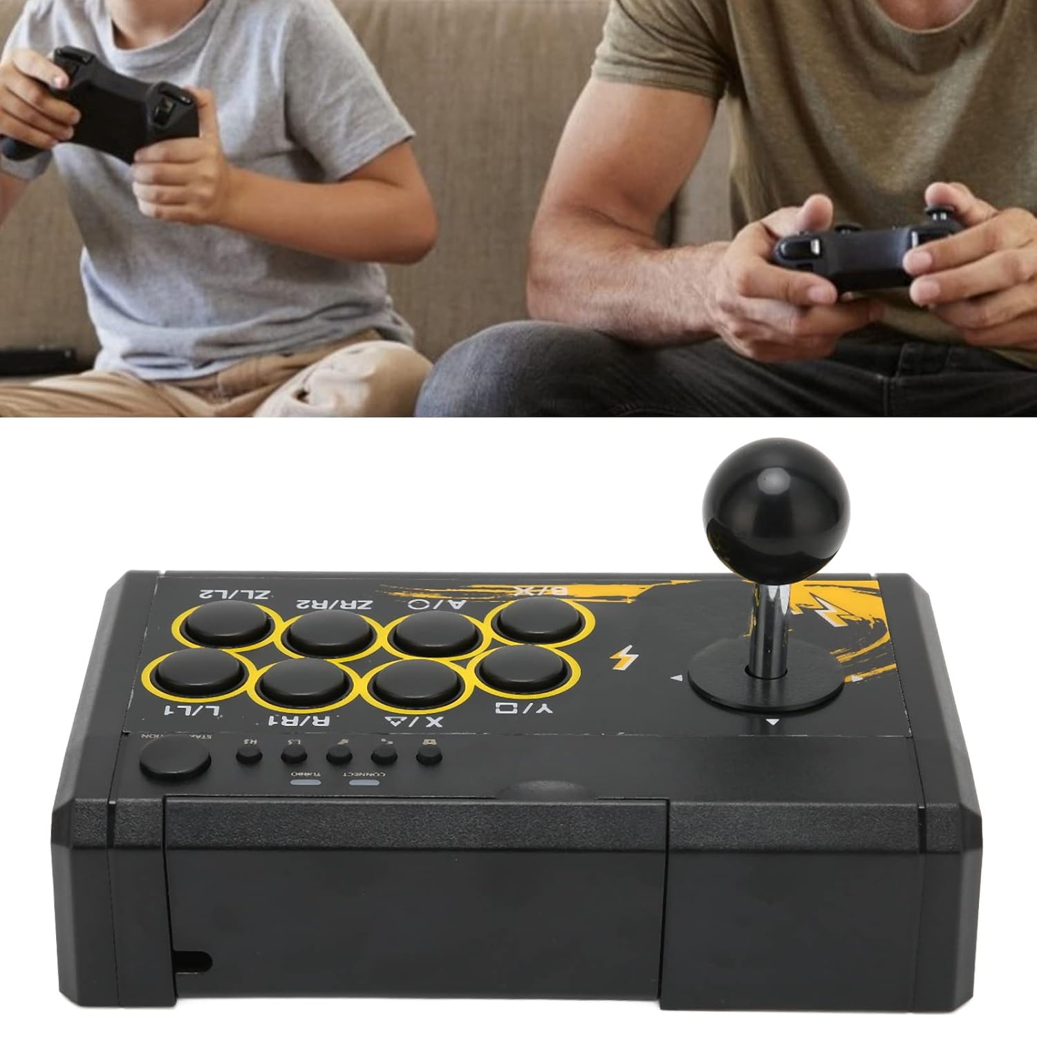 Heayzoki Stick, PC Gaming Controller Usb Wired Game Joystick Retro Fighting Controller Games Console Gamepad for for for Pc, Usb Joystick