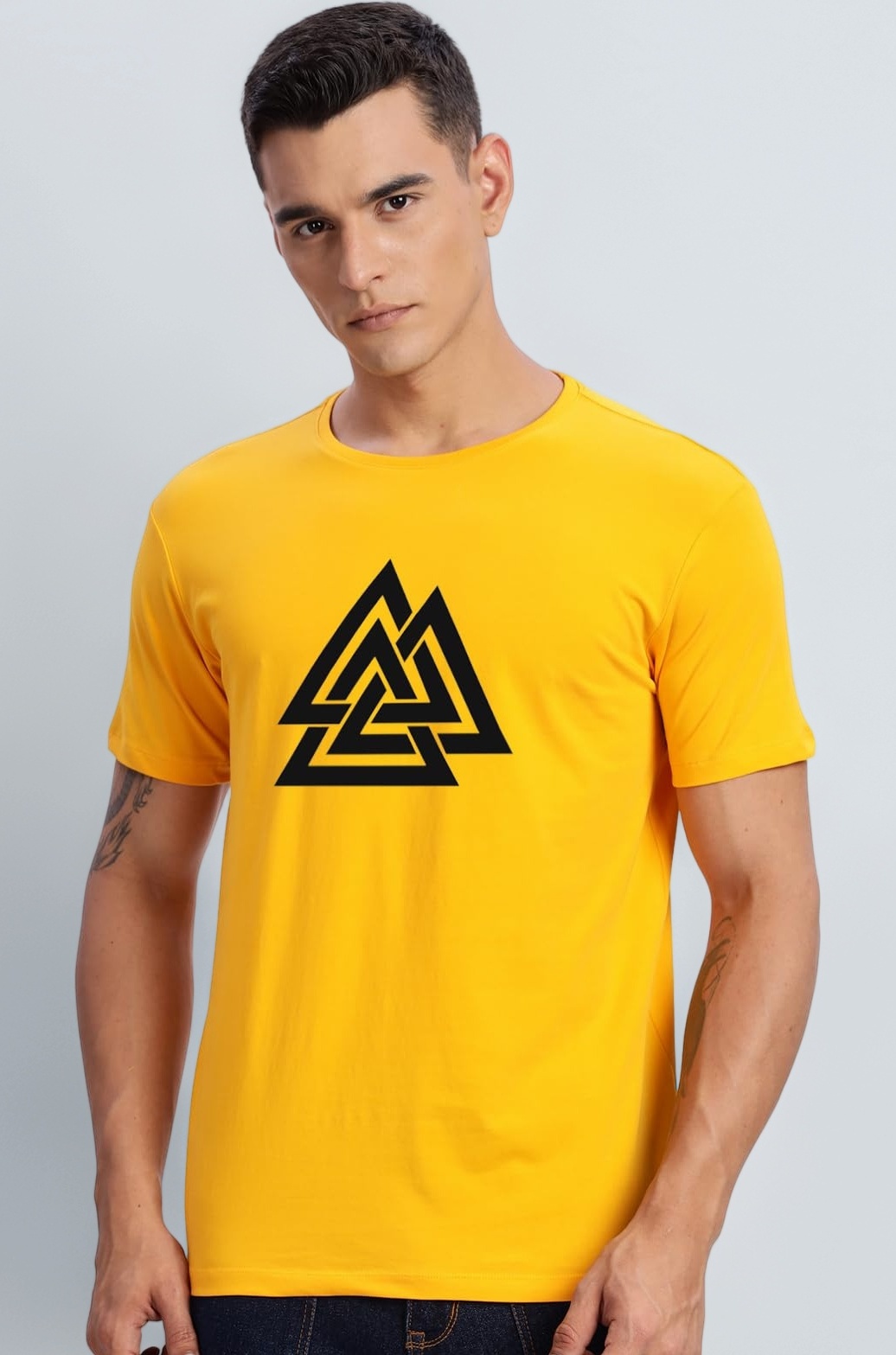 Men's 100% Cotton Regular Fit T-Shirt