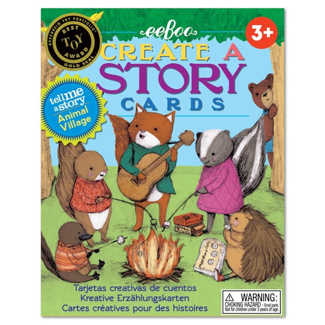 eeBoo Animal Village Create A Story Pre-Literacy Cards