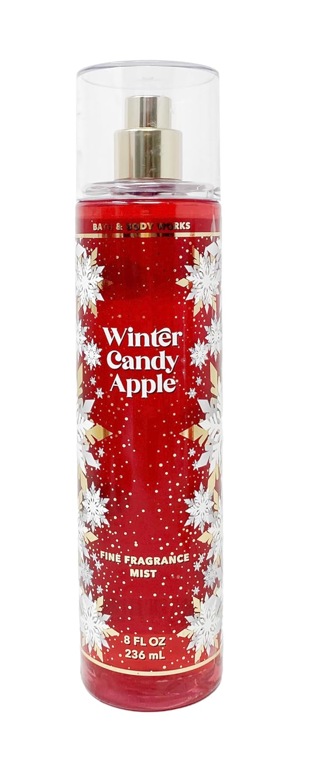 Bath & Body Works Winter Candy Apple - Deluxe Gift Set - Fine Fragrance Mist, Confetti Moisturizing Body Wash, Body Cream, Shower Gel and Body Lotion With a Natural Oats Sample Soap. - Image 2