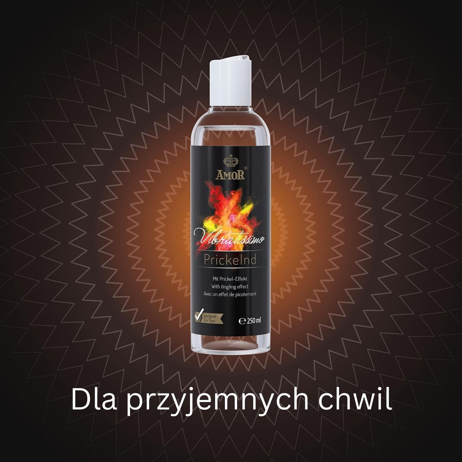 Vibratissimo Play Gel Pobudzający 250 ml I Lubrykant z efektem pobudzającym I Lubrykanty na bazie wody I Żel odpowiedni do zabawek silikonowych i prezerwatyw lateksowych I Wodny lubrykant