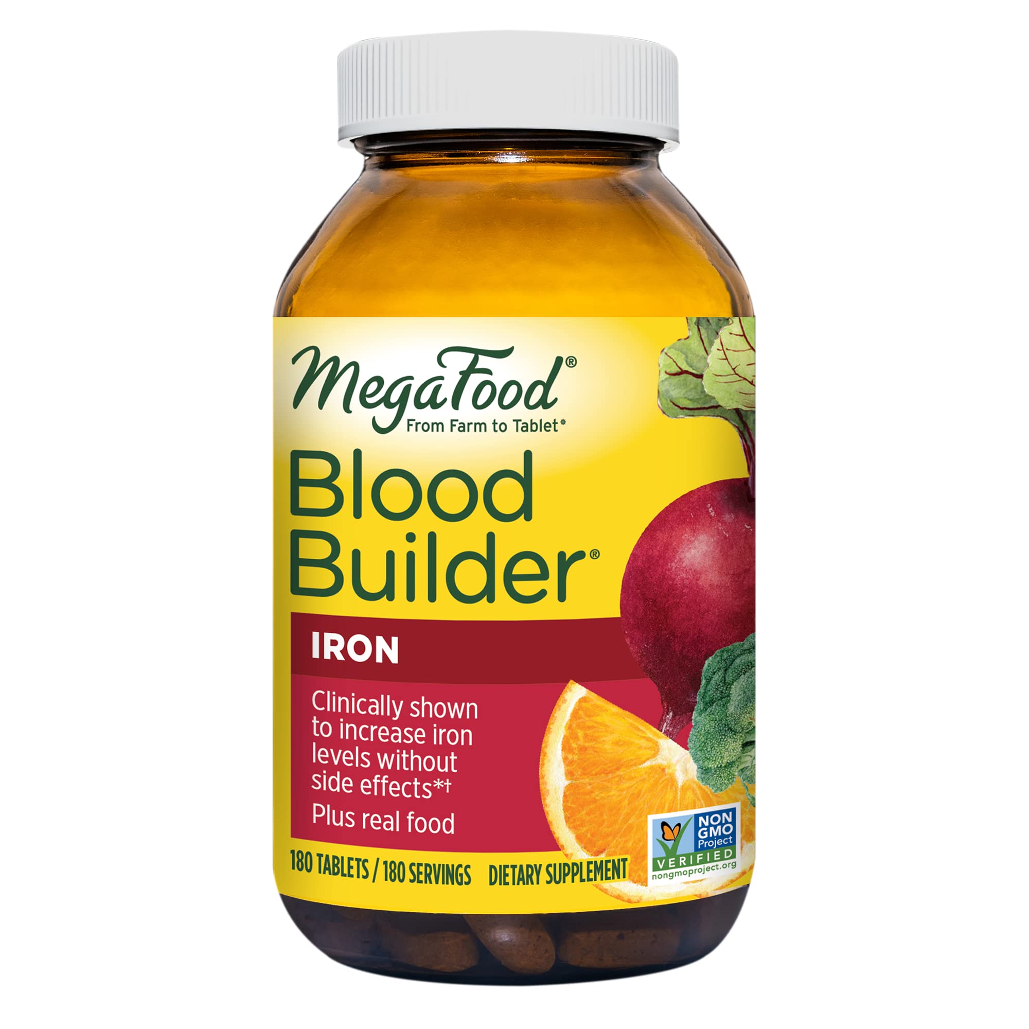 Buy MegaFood Blood Builder - Iron Supplement Clinically Shown to ...