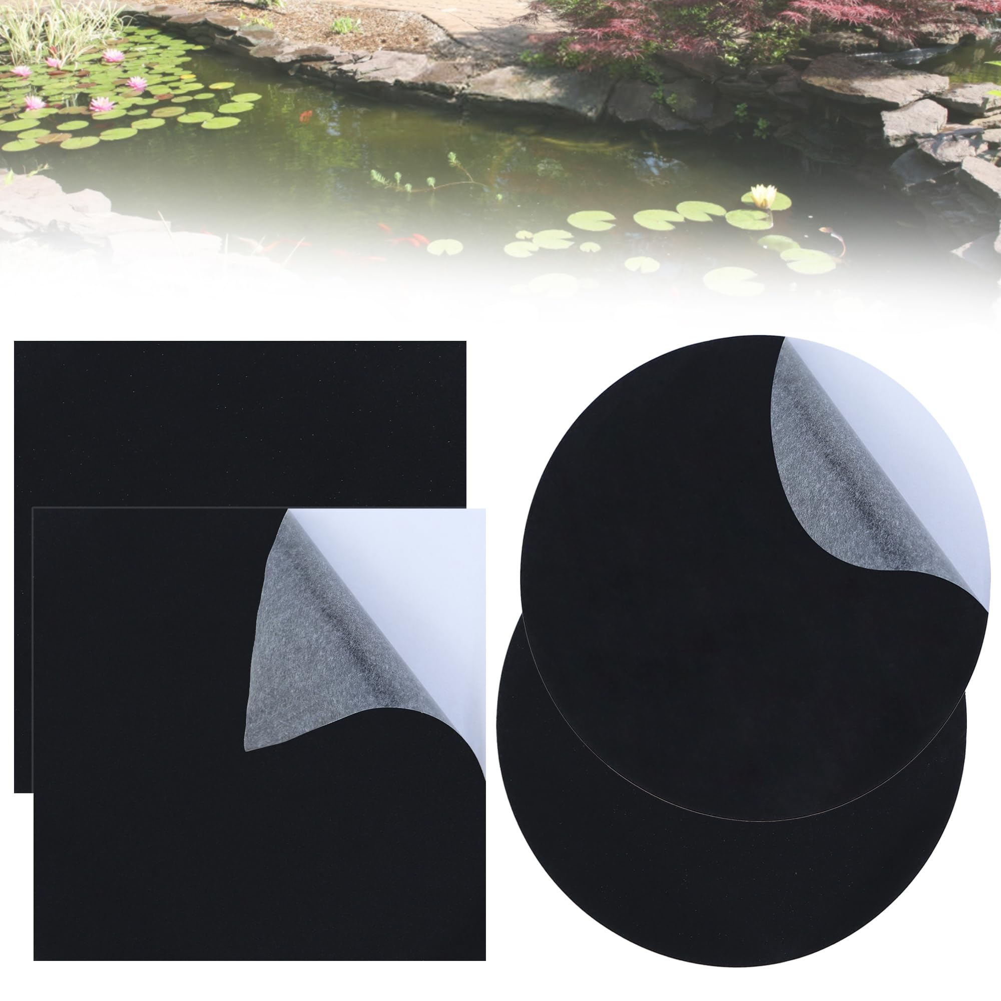 Pond Liner Patchkit - butylrubberlijm, waterdichte naad voor buiten