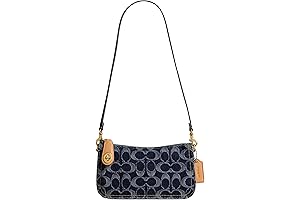COACH Penn Denim Multifunction Bag With Quilting And Rivets