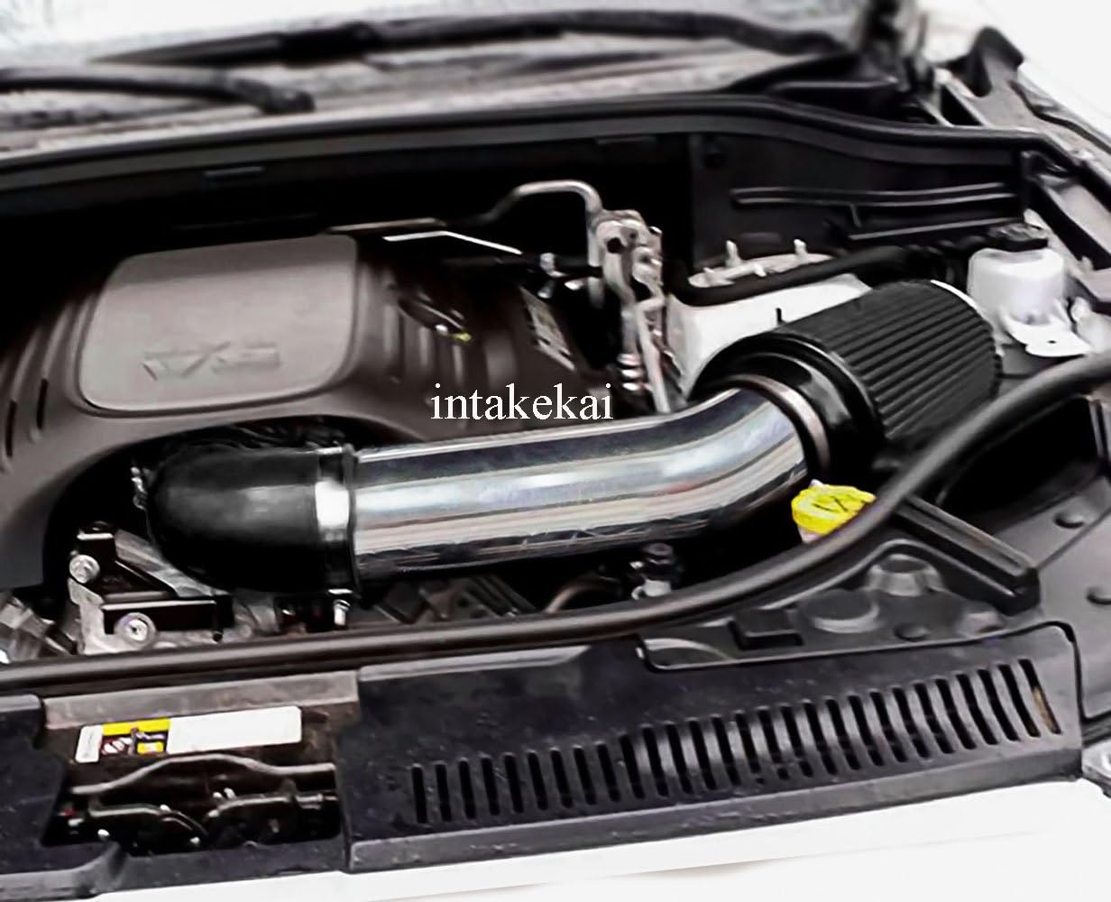 INTAKEKAI Performance Air Intake (Compatible with 2011 2012 2013 2014 2015 DODGE DURANGO/JEEP GRAND CHEROKEE 5.7L V8 HEMI MODELS) (BLACK)