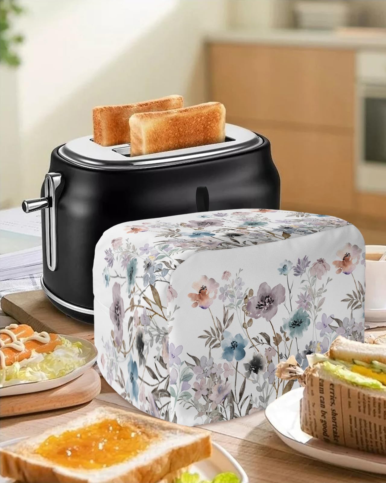 Wiltal Toaster 2 Scheiben, Retro, Mit Brötchenaufs Produktbild-Vorschau 8