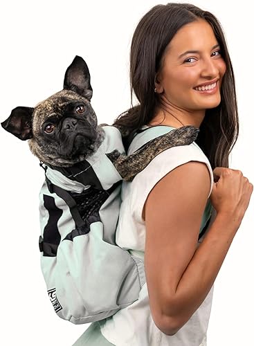 K9 Sport Sack | Mochila transportadora para perros, para mascotas pequeñas y medianas | Mochila para perro ajustable frontal | Totalmente ventilada