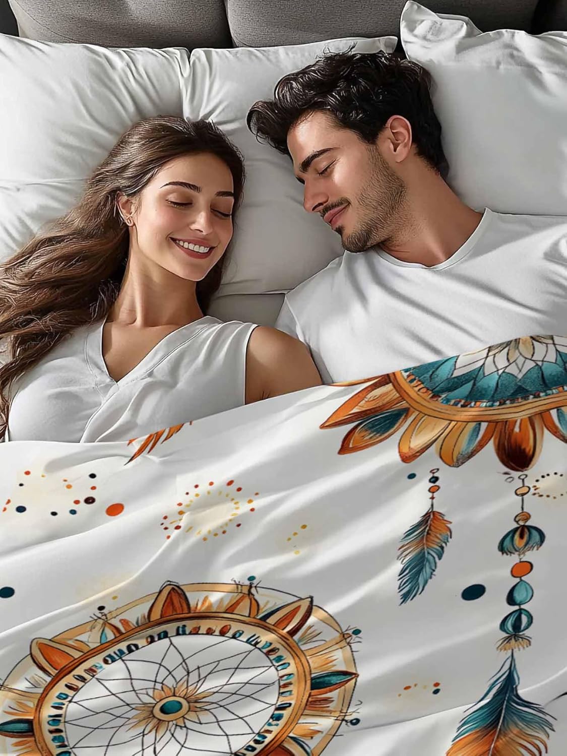 Top Sheet Full Bedding Flat Sheet Only, Retro Indian Totem Microfiber Bed Sheets Soft Breathable Bedding Flat Sheets, Abstract Ancient Patterns Hotel Luxury Top Sheets
