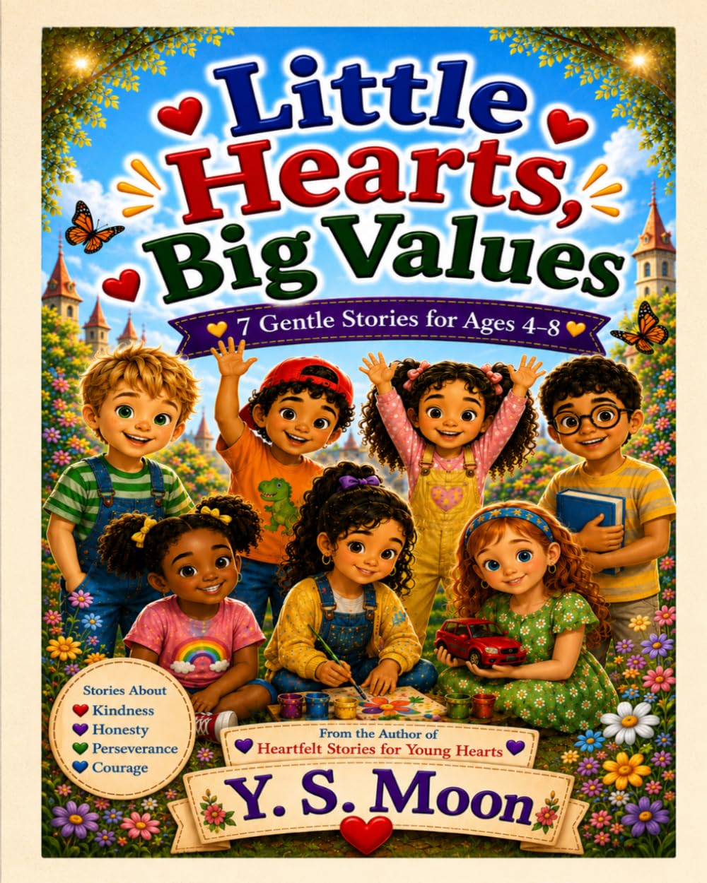 Little Hearts, Big Values: 7 Gentle Stories for Ages 4–8, Stories About Kindness, Honesty, Perseverance, and Courage