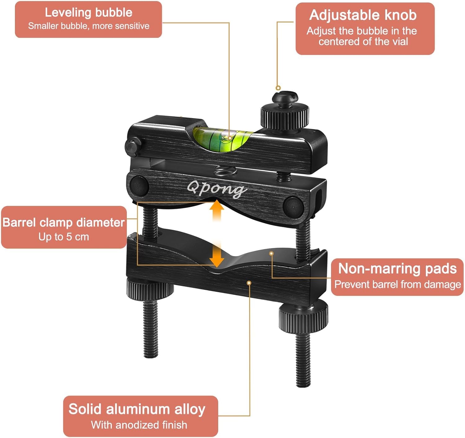 Scope Leveling Kit Scope Bubble Level Magnetic Leveling Tool High-Precision
