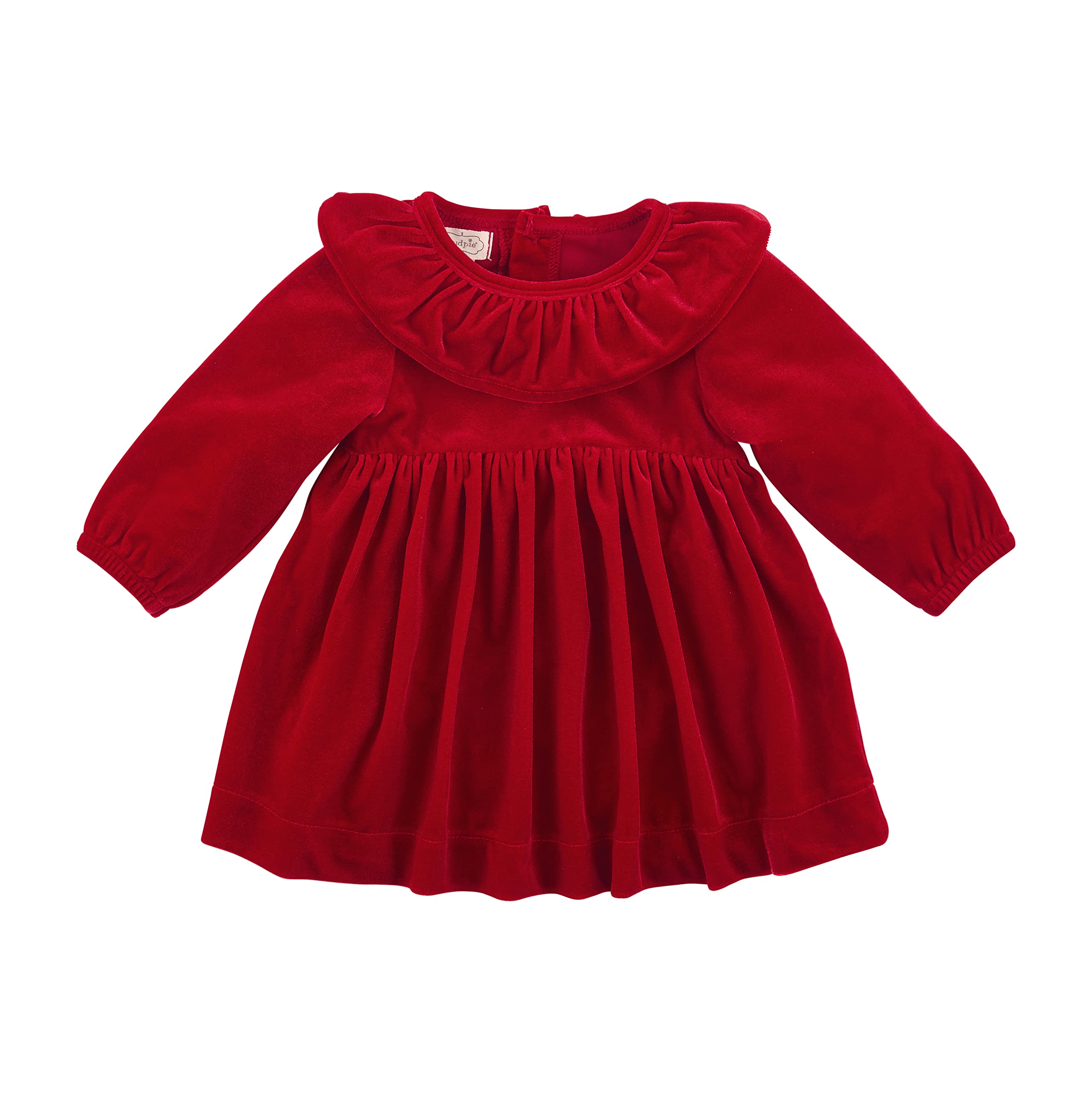 Mud Pie Baby Girls Dress, Velvet, 3-6 Monate