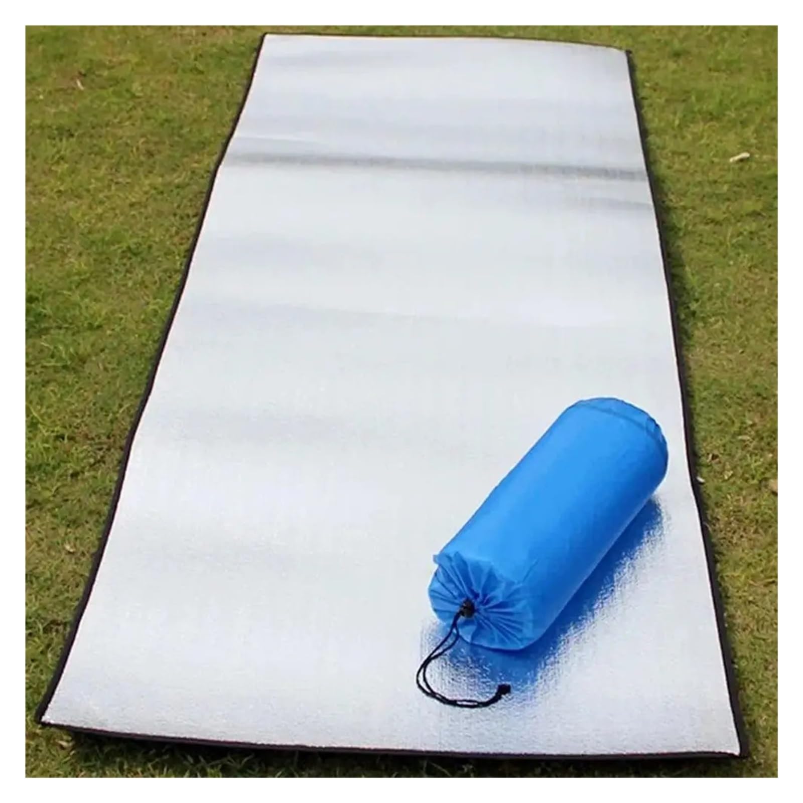 Tappetino da campeggio – Coperta termica in schiuma isolante per dormire all'aperto spiaggia famiglia picnic – impronta della tenda riflettente