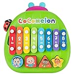 CoComelon Shape N Sort Xylophone - Identify Shapes and Play Music - Favorite CoComelon Characters - Toys for Kids, Toddlers, and Preschoolers