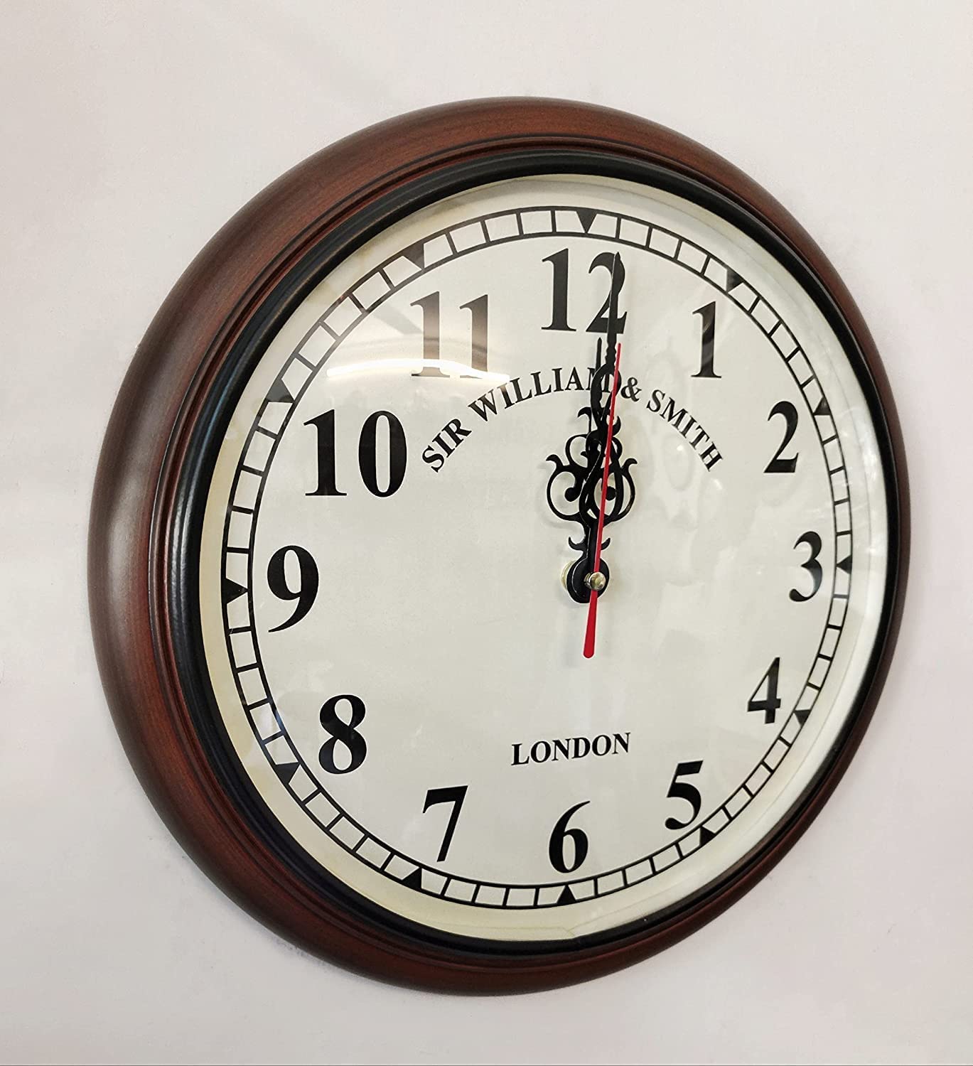 Buy Sir William & Smith Wall Clock – 12 Inch Vintage London Style