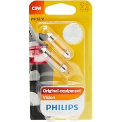 Bombillas Para Tablero Coche Philips 12844B2 Vision - Bombilla C5W para indicadores (2 unidades)