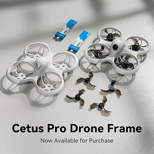 Miniatura 3 de BETAFPV Cetus Pro - Marco sin escobillas de 2.953 in, color blanco, compatible con Cetus Pro Drone sin escobillas Quadcopter 1102 Motor sin