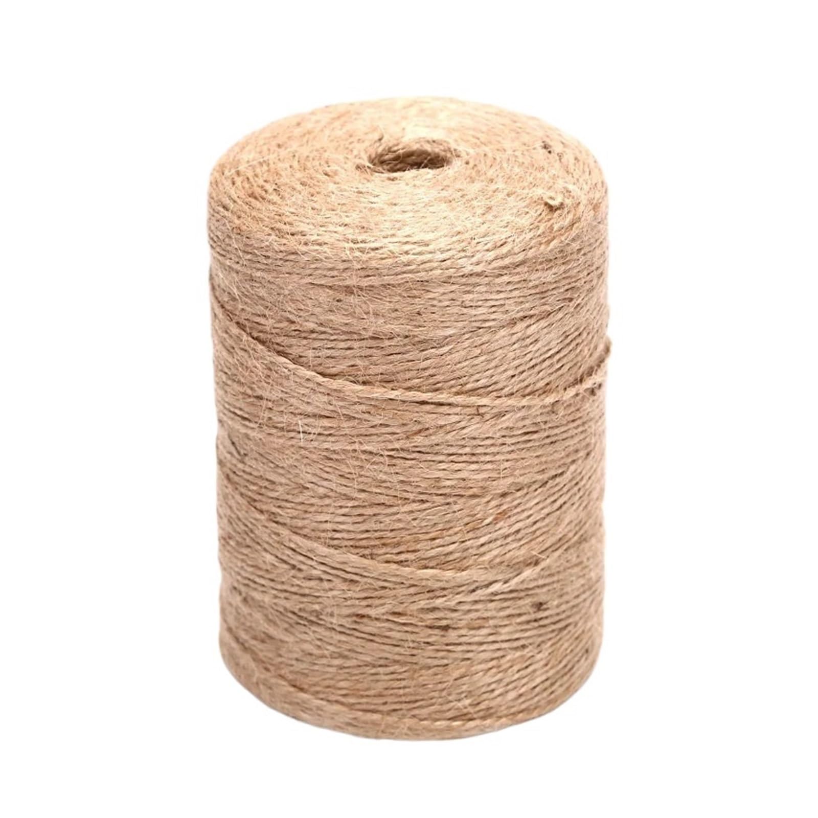Linen Cord Twisted Burlap Jute Twine Rope String Craft Decor(50m)