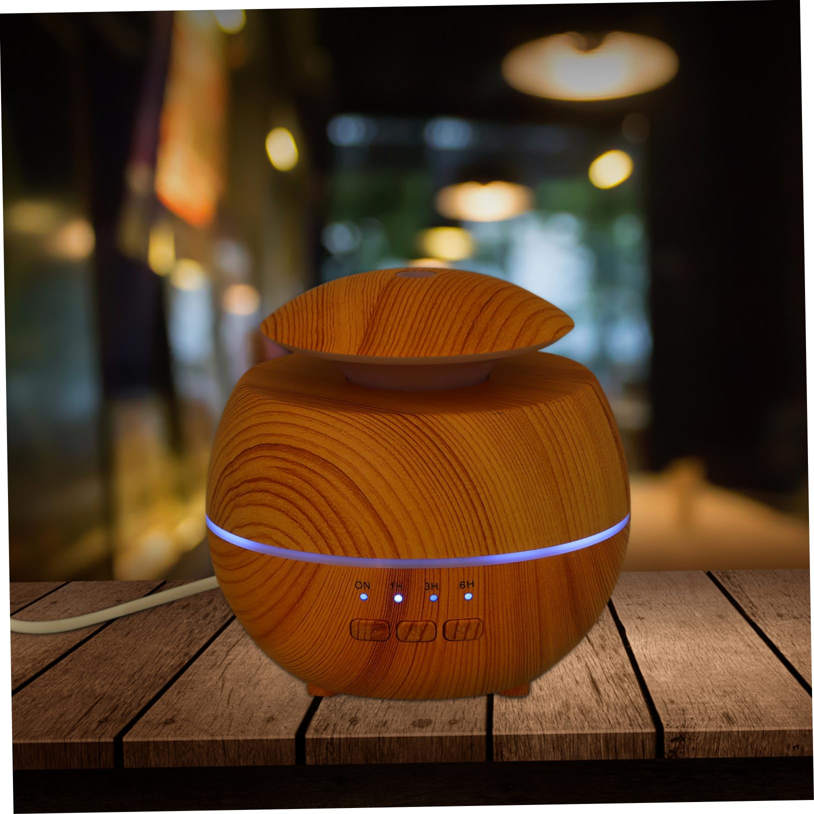 MAGICLULU 120-Ml Aromadiffusor mit LED Licht Leiser Duft Luftbefeuchter aus PP ABS Automatische Abschaltung für Zuhause und Büro