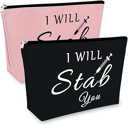 Regalo de agradecimiento a la enfermera para mujeres, bolsa de maquillaje, regalo de cumpleaños para enfermera, Bolsa de maquillaje de regalo para