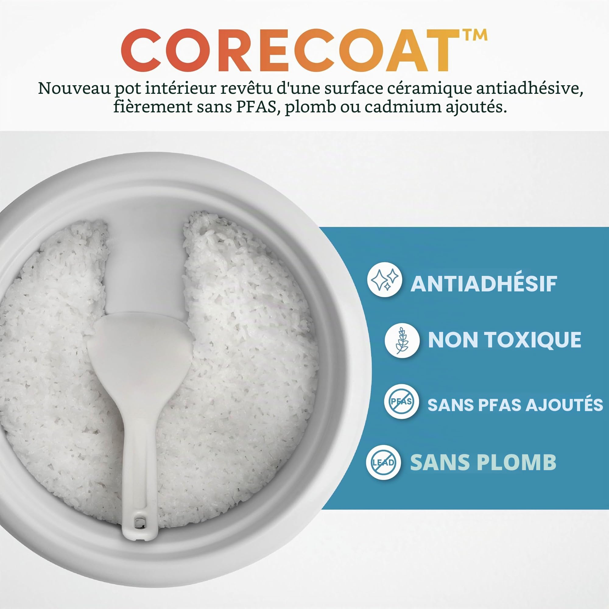 Aroma Housewares ARC-302NG Cuiseur à riz et céréales Blanc 4 tasses