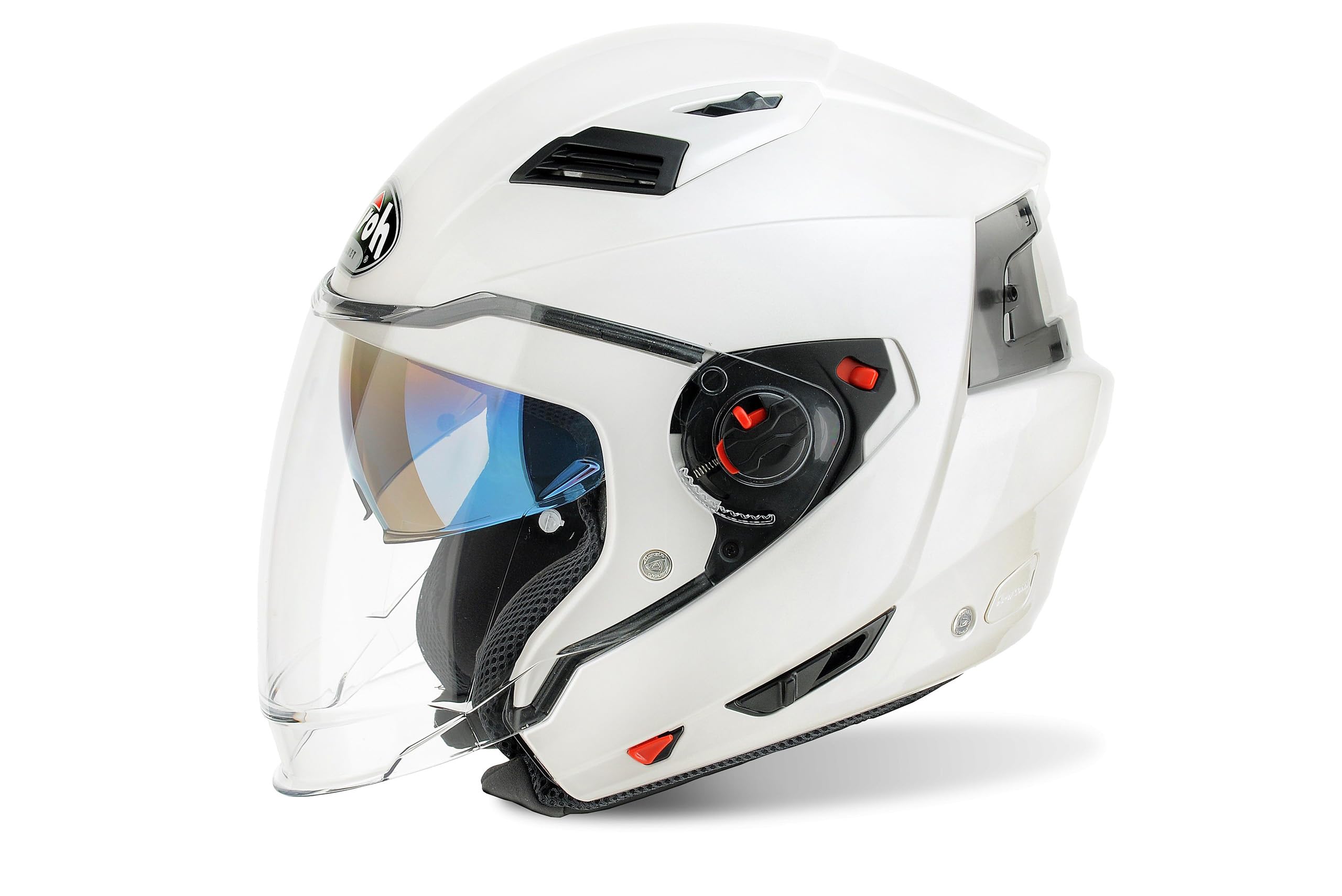 CASCO AIROH EXECUTIVE BIANCO LUCIDO M