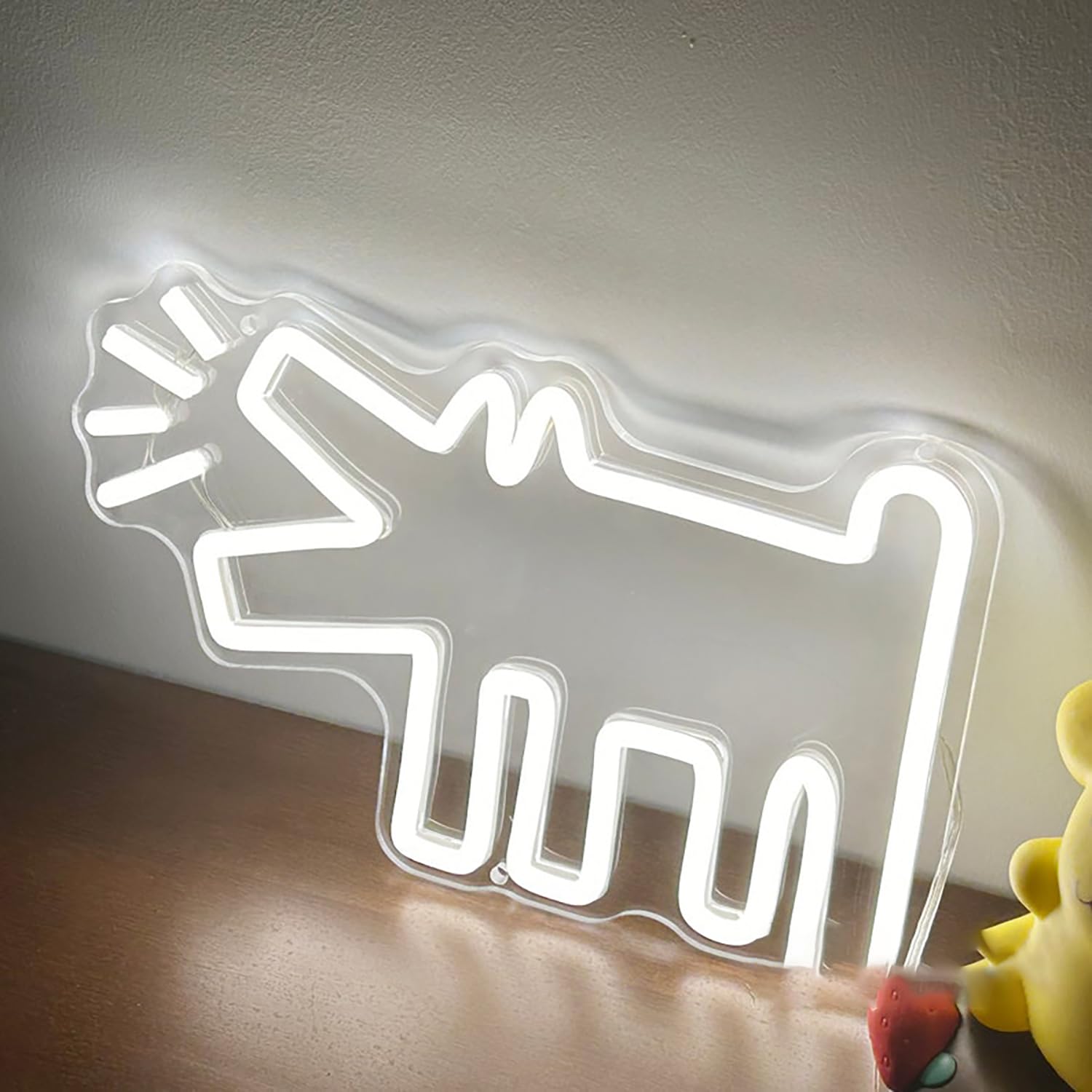 Kora LED neonowy znak do dekoracji ścian, USB, regulowana jasność, salon, bary, barbery, pub, wesele, przyjęcie, salon, klub, spotkania, pokój gier, jaskinia męska, Halloween, Boże Narodzenie