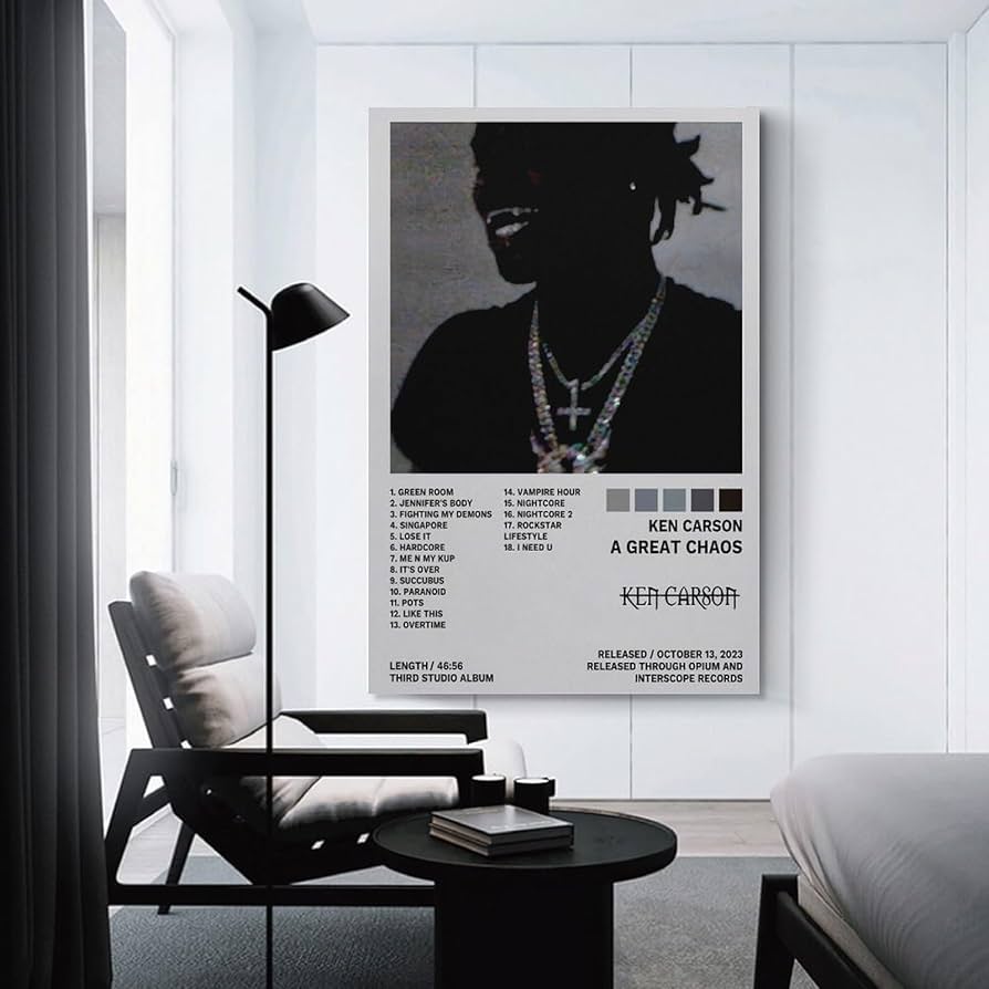 【額縁付き】 Ken Carson / TEEN X A2ポスター Ken Carson Teen X Poster