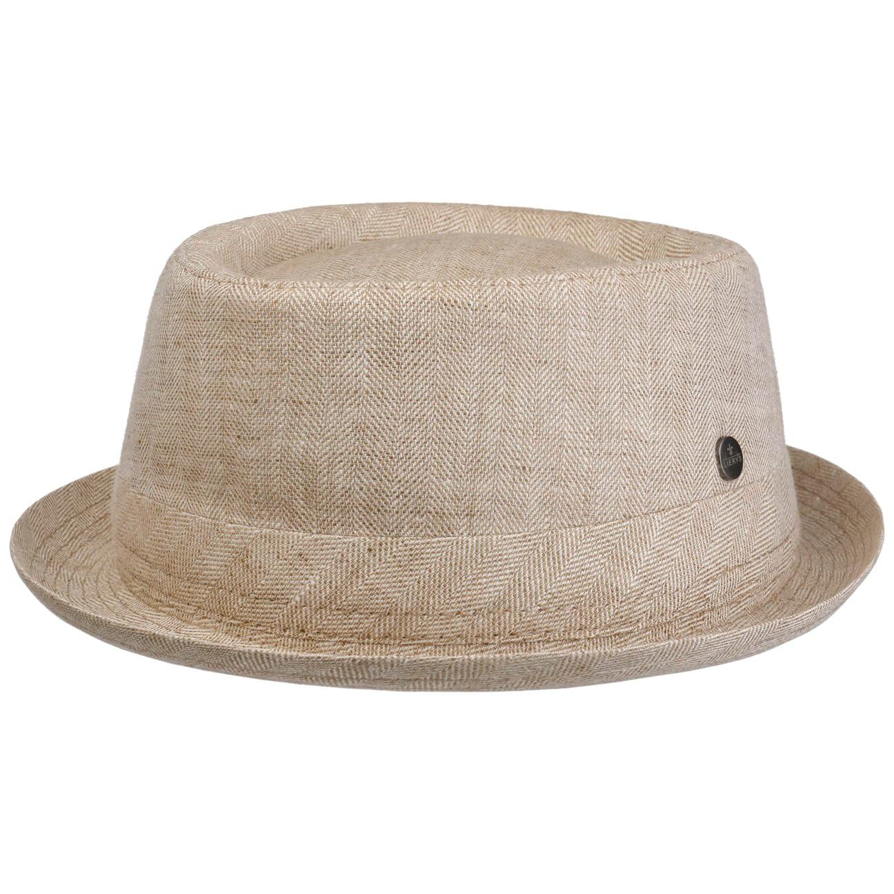 Lierys CHAPEAUSHOP Uni Structure Pork Pie Chapeau en Tissu Fabrique en Italie Homme Printemps Ete