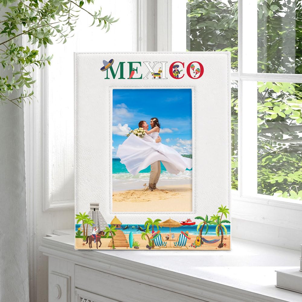 ハワイ アートフレーム ウェルカムボード ミッシェルデニスン ６０.５✕２０ Amazon.com - KATE POSH Mexico Picture Frame, Cancun, Puerto