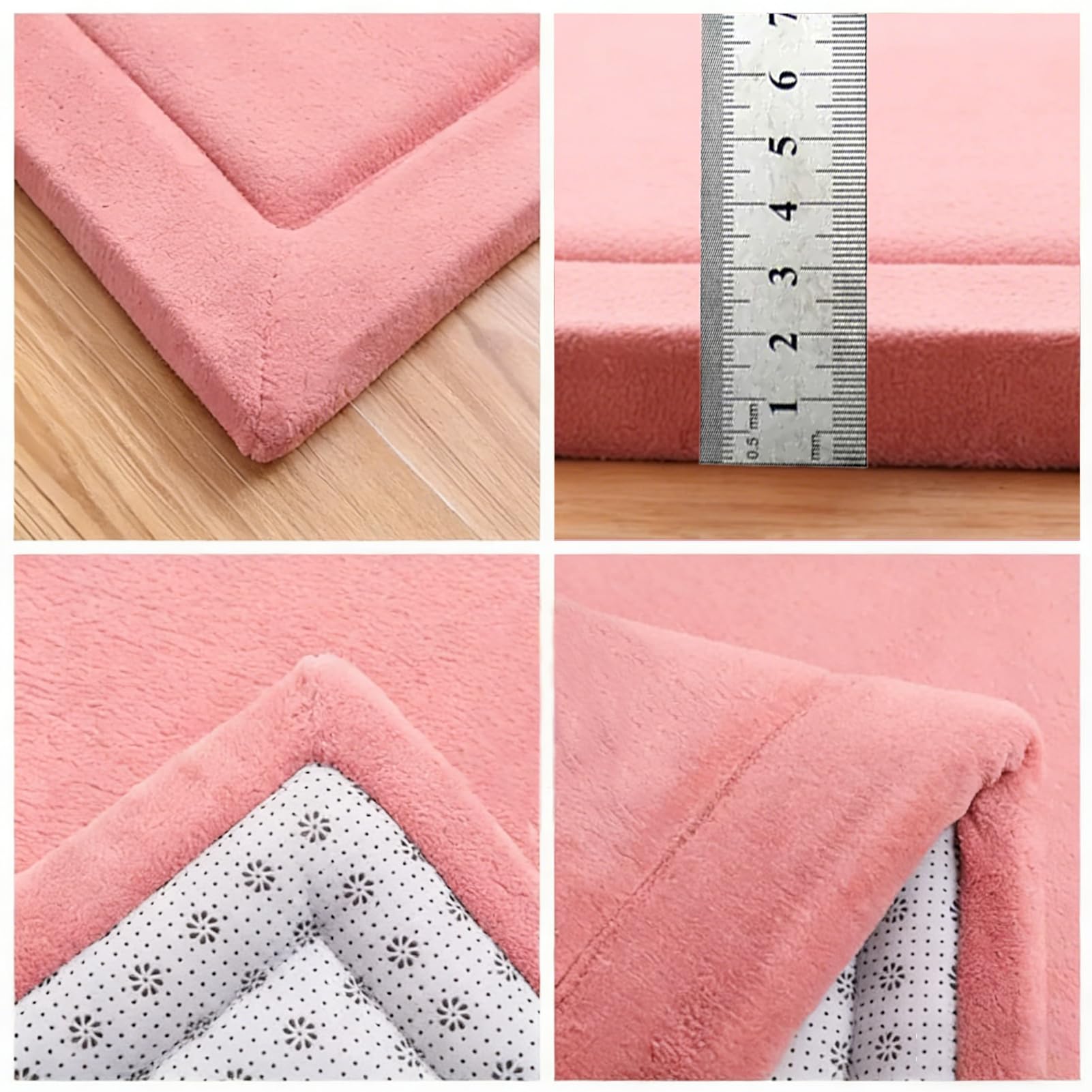 Krabbelmatte Baby Dicke 2 cm Spielmatte Kinder Spieldecke Kinderteppich Spielteppich Baby Spielmatte Bodenmatte Kinder 150 x 150 cm rutschfest Seiten für Drinnen und Draußen