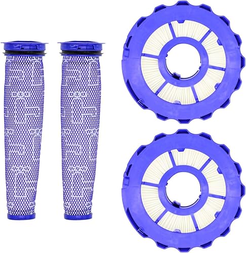 Paquete de 4 filtros HEPA de repuesto para Dyson DC40 LightSlim Ball Animal Multi Floor Origin y Total Aspiradora # 923587-02, 922676-01
