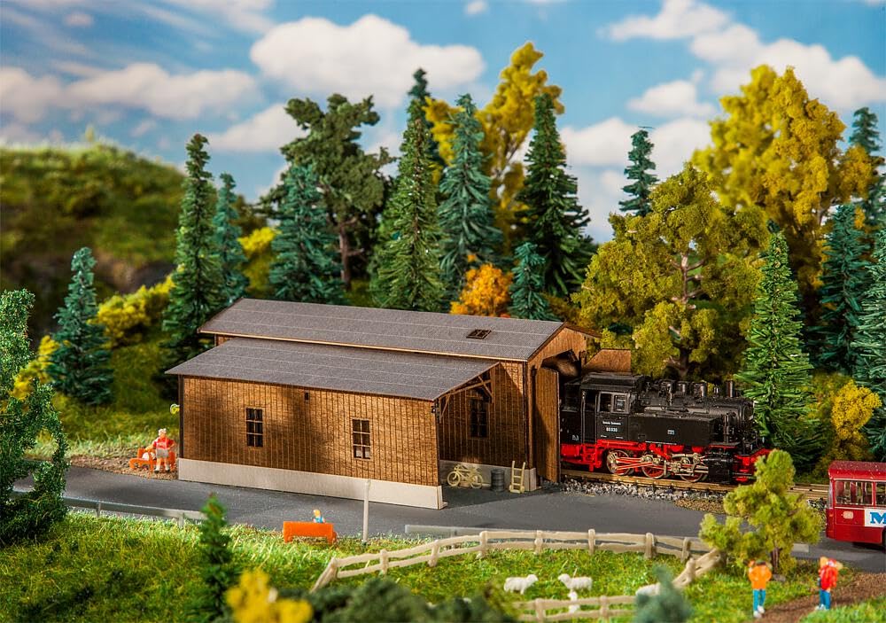 FALLER FA 22167 - remise ciężarówek górnych harmersbach, akcesoria do modelarstwa kolejki, modelarstwo