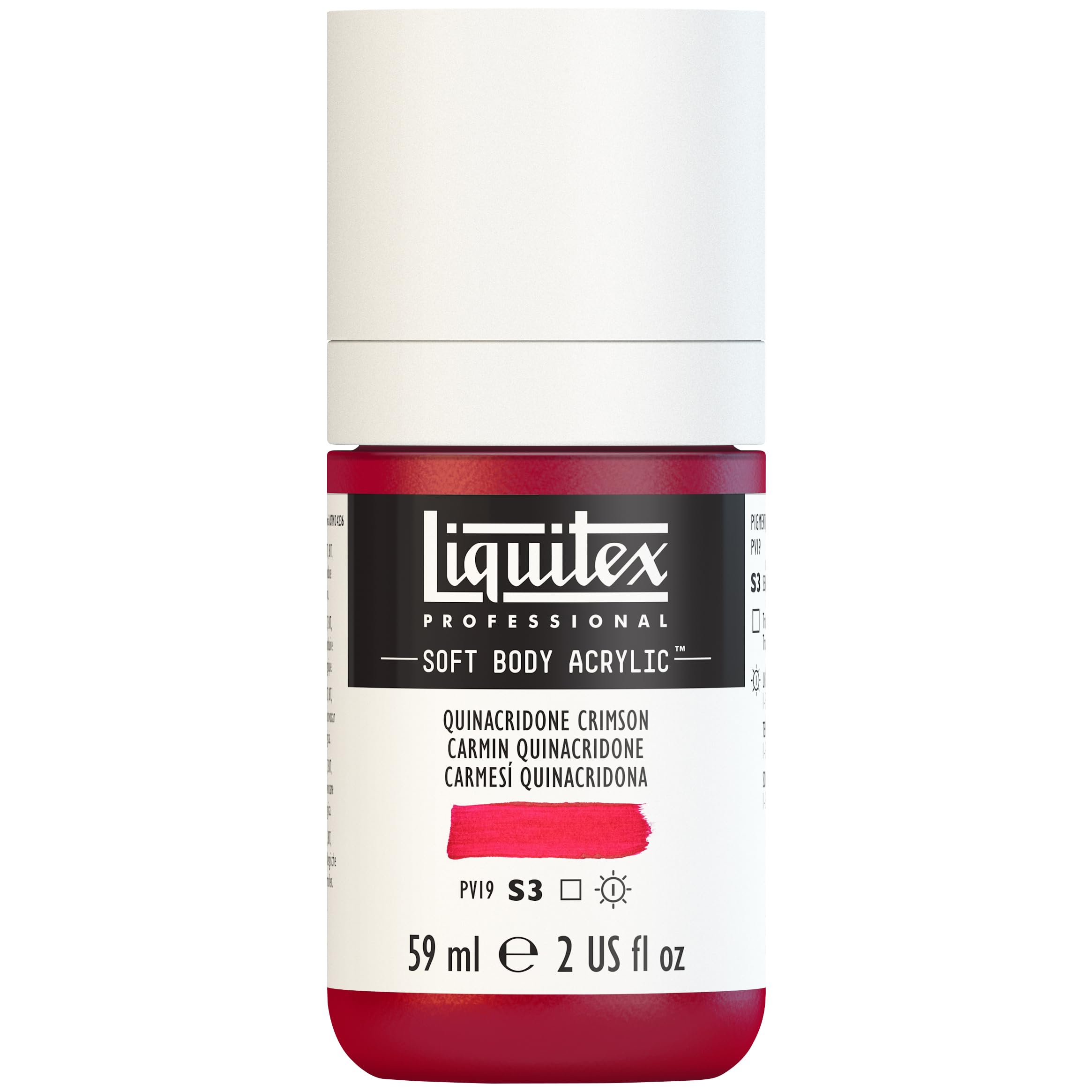 Liquitex Acrylic Paint, Quinacridone Crimson, 59 ml (Pack of 1)