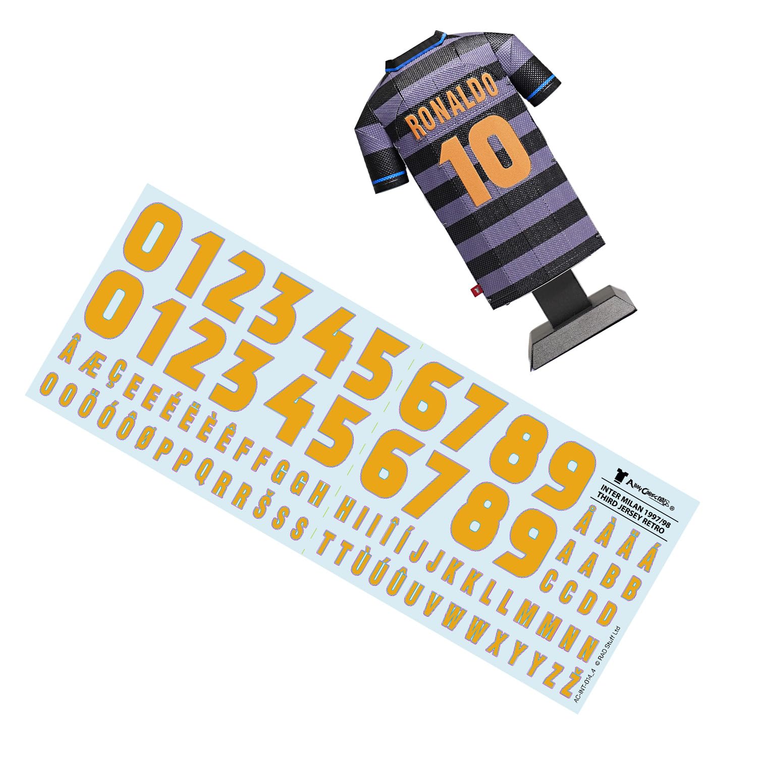 Inter Milan FC 97/98 Retro Third Metal Football Shirt - Image 4