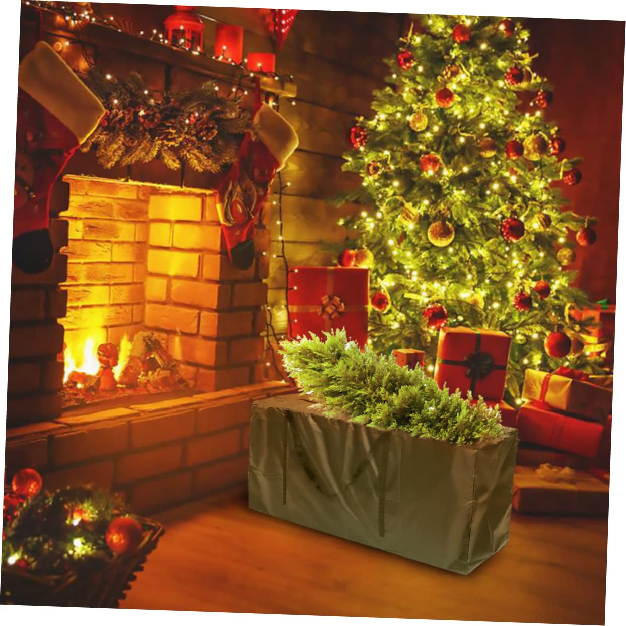 Weihnachtsbaum Aufbewahrungstasche Aus Oxfordstoff Robuste Tragbare Tasche Mit Reißverschluss Und Verstärkten Griffen Für Künstliche Weihnachtsbäume