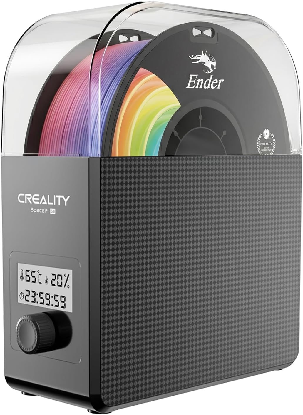 Creality 2026 New Upgrade Filament Dryer Box Pro, Space Pi SE with High PTC Efficiency & Precision Sensor for 1KG Spools 45~65℃, 3D Printer Filament Dehydrator for PLA PETG ABS ASA TPU