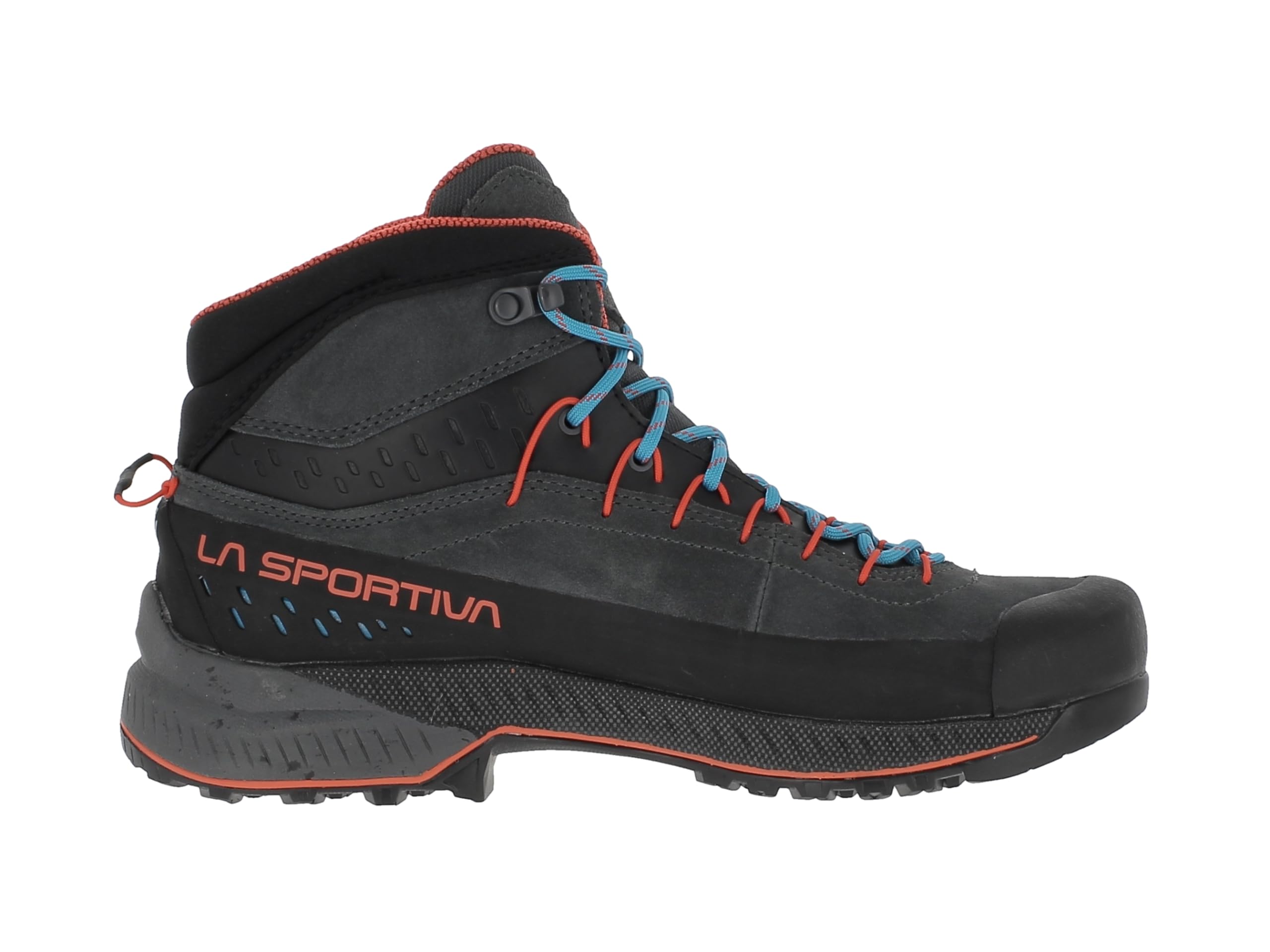 LA Sportiva LaSportiva TX4 Evo Mid GTX – Scarpe da Trekking da Uomo – Carbonio/Cherry Tomato