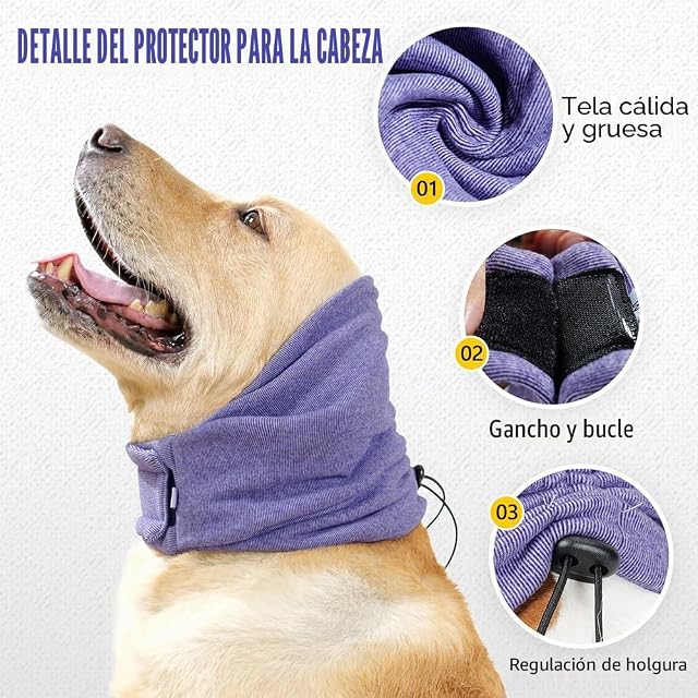 Foto 3 de 8 de Orejeras para perro, transpirable