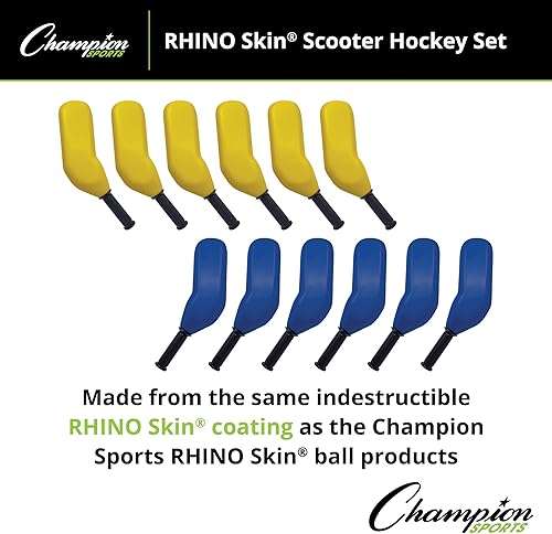 Miniatura 10 de Champion Sports SHSET Rhino Skin - Juego de hockey para scooter
